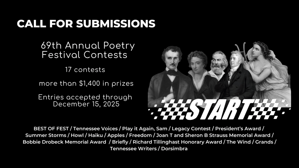 69th Annual Poetry Festival Contests&nbsp;Open